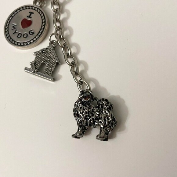 Little Gifts Pomeranian Dog Key Chain With Charms Dogs - Picture 2 of 16